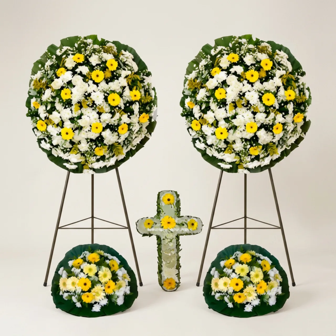 Conjunto De Coroa De Flores Tradicional